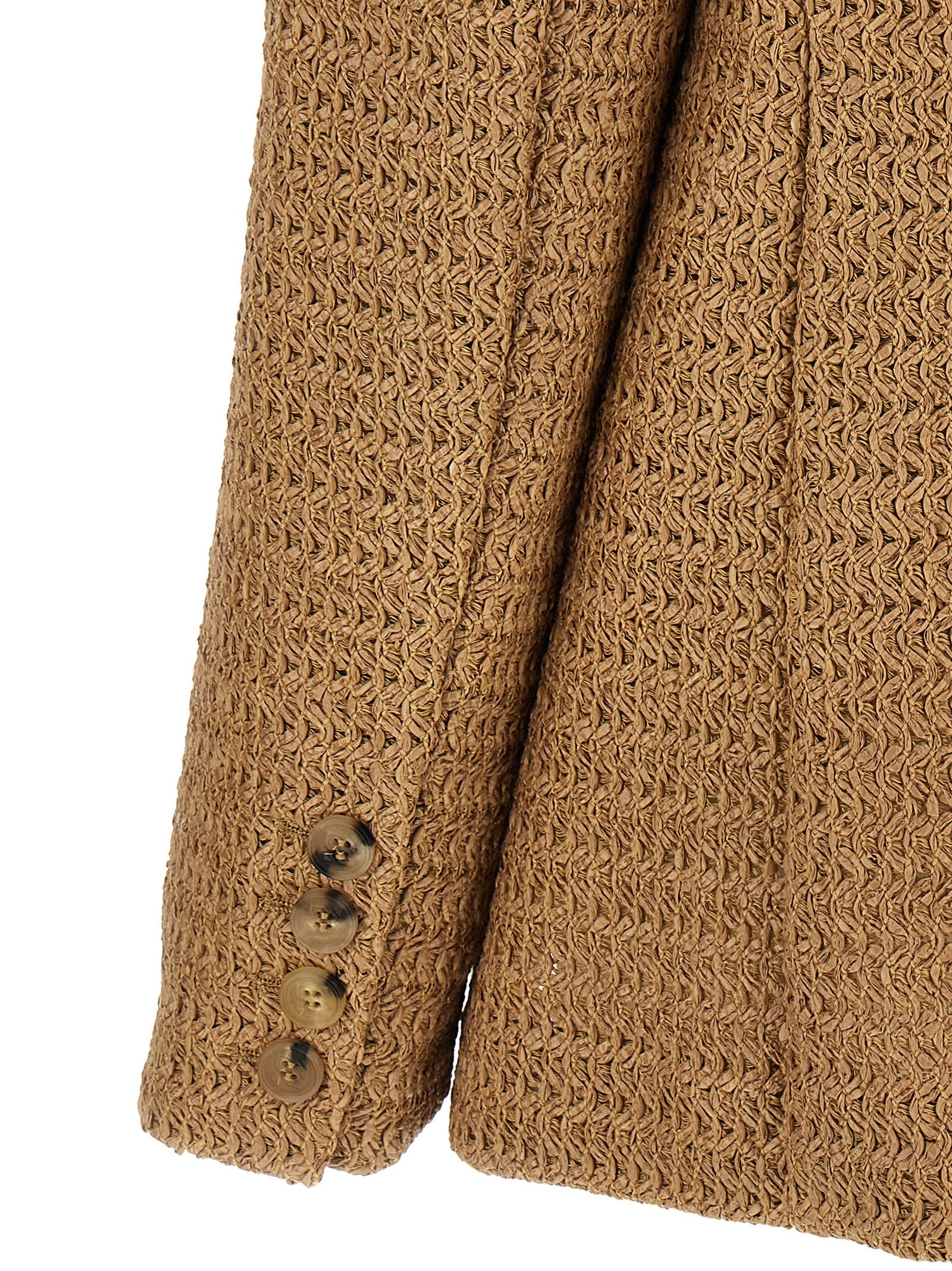 Giuseppe Di Morabito Braided Raffia Blazer