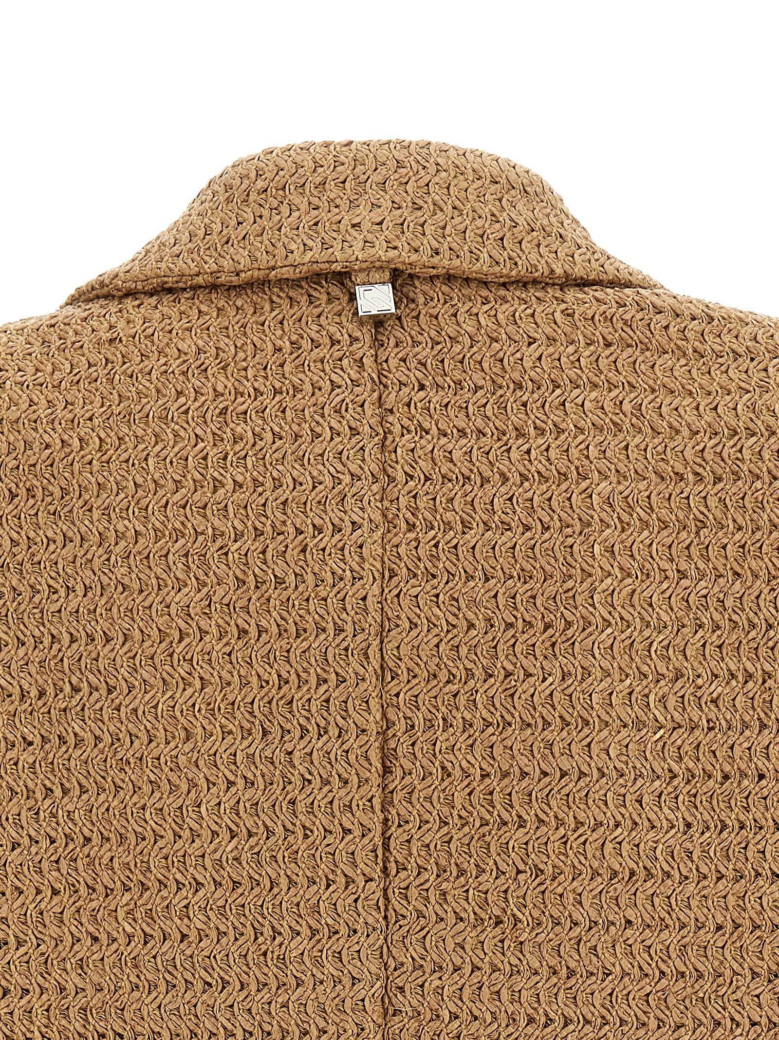 Giuseppe Di Morabito Braided Raffia Blazer