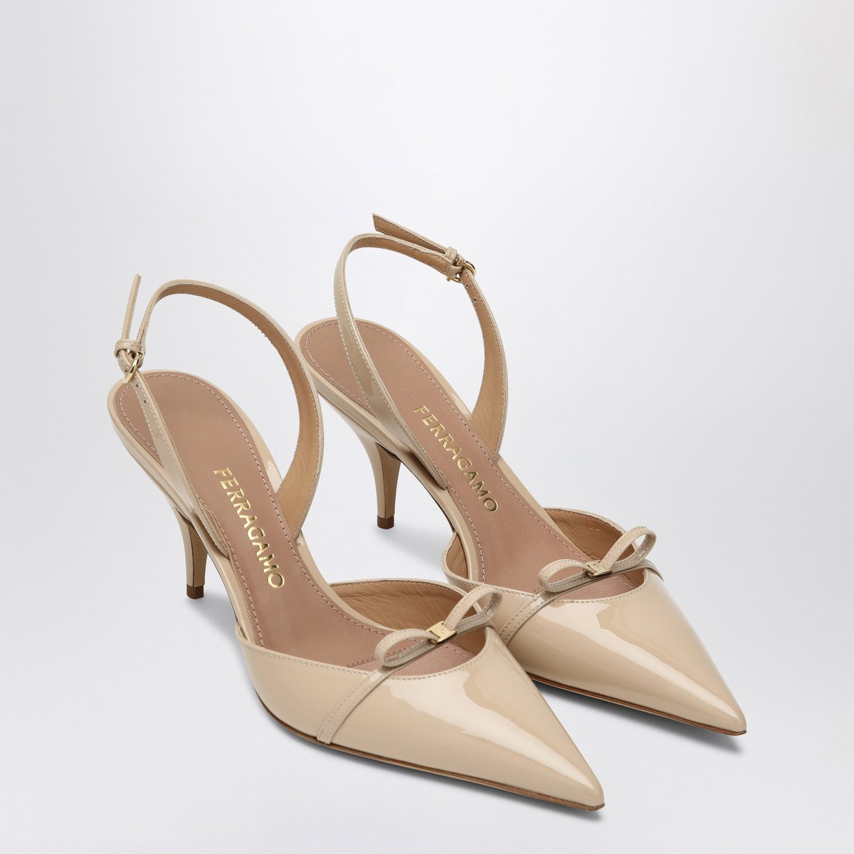 Ferragamo Powdery slingback with mini bow