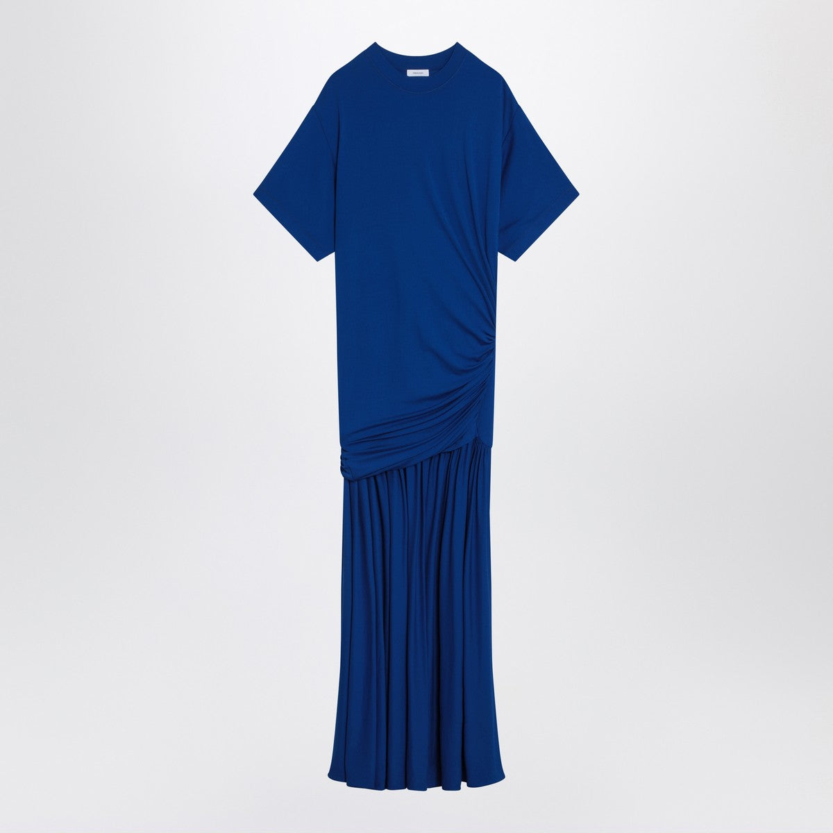 Ferragamo Long blue dress with draping