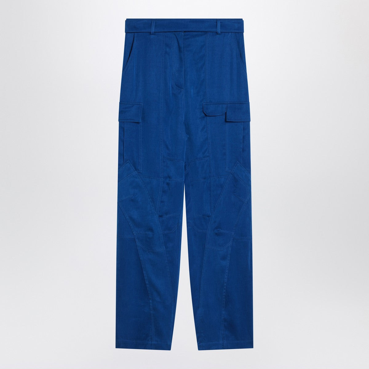 Ferragamo Electric blue cargo trousers