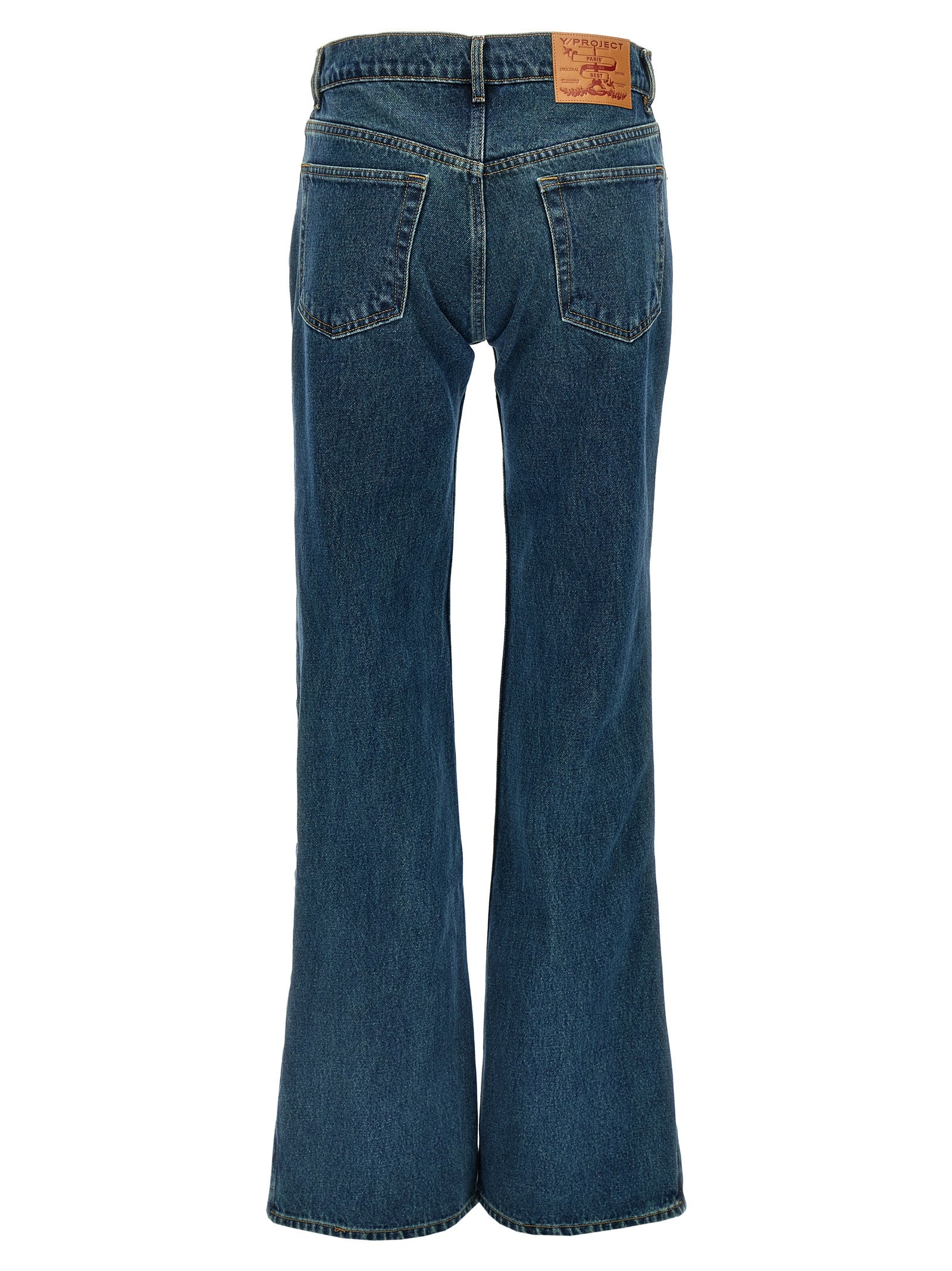 Y/Project Evergreen Hook And Eye Jeans