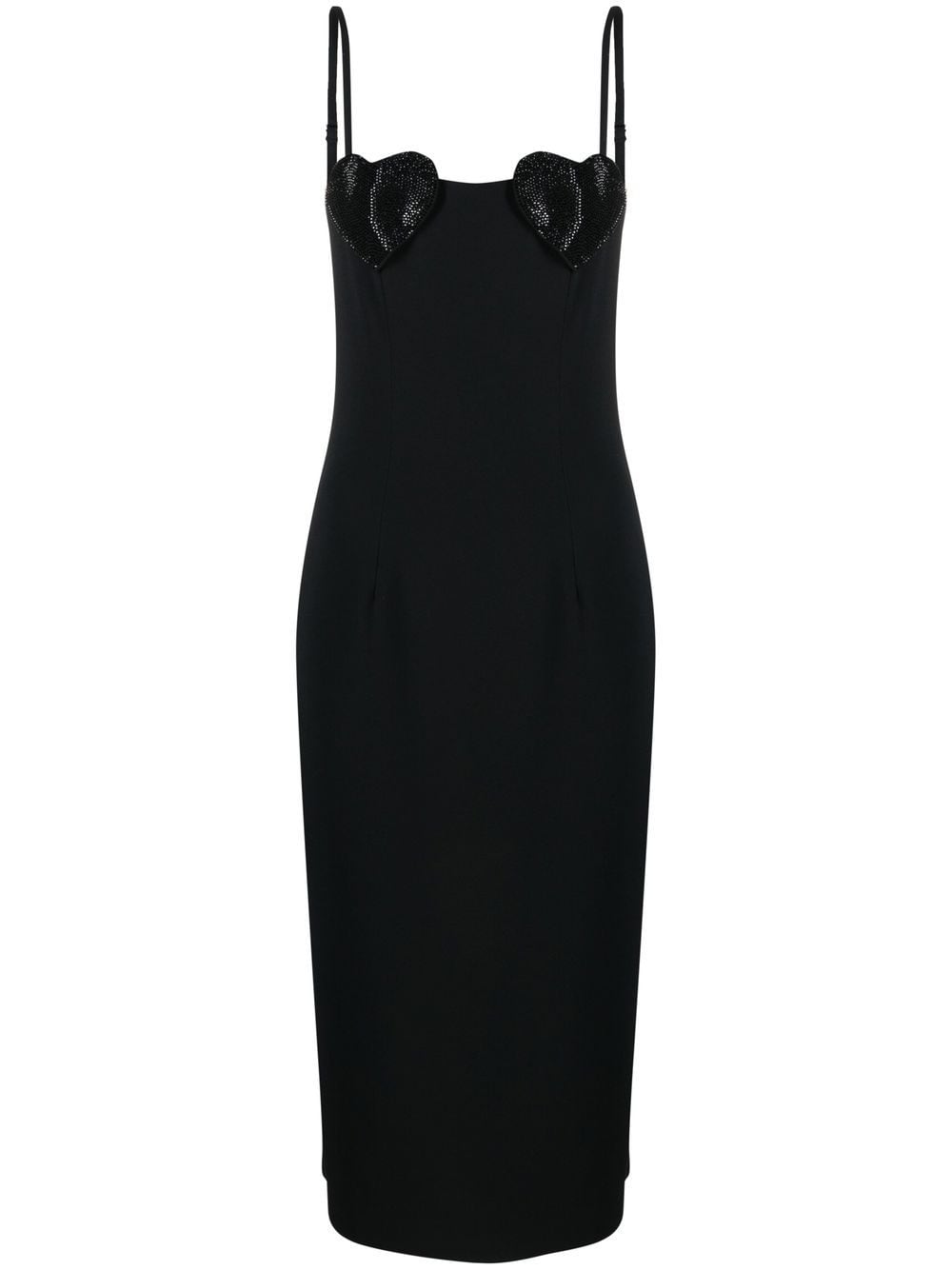 Blumarine Rhinestones embellished mini dress