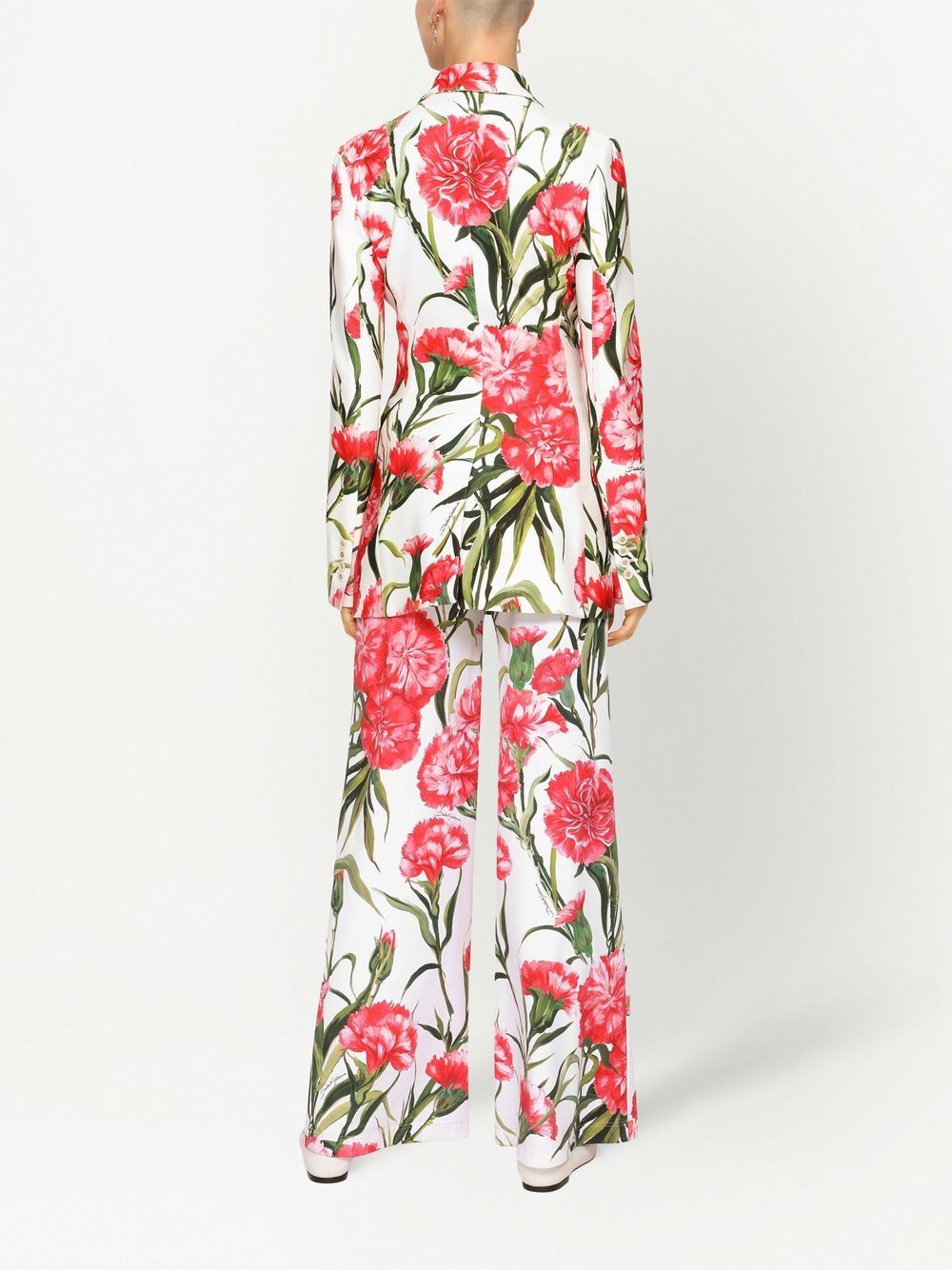 Dolce & Gabbana floral print double-breasted blazer