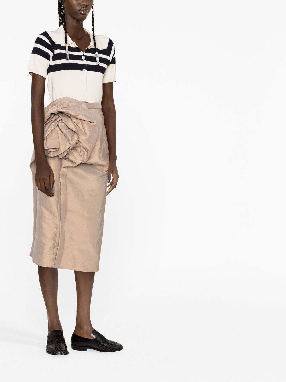 Maison Margiela Midi skirt with ruffles
