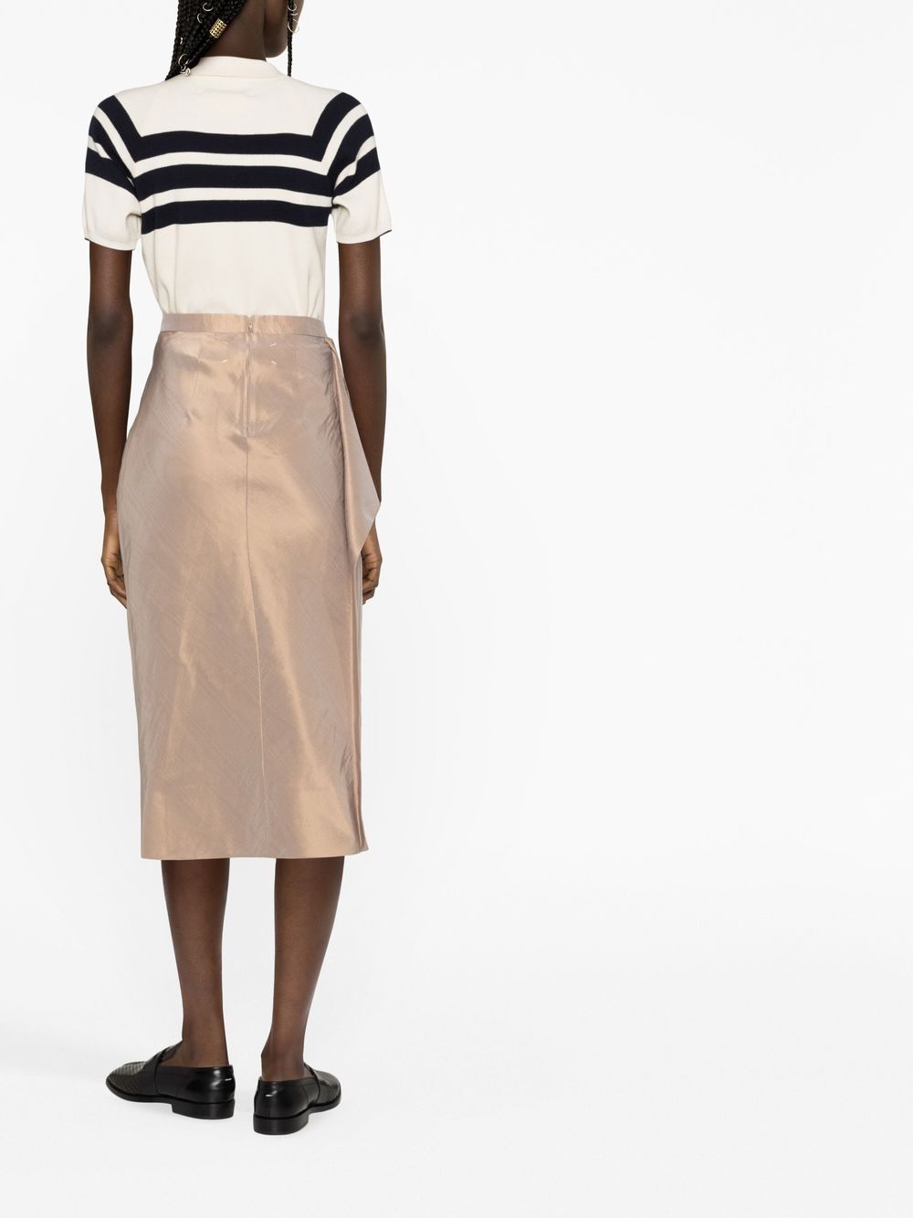 Maison Margiela Midi skirt with ruffles