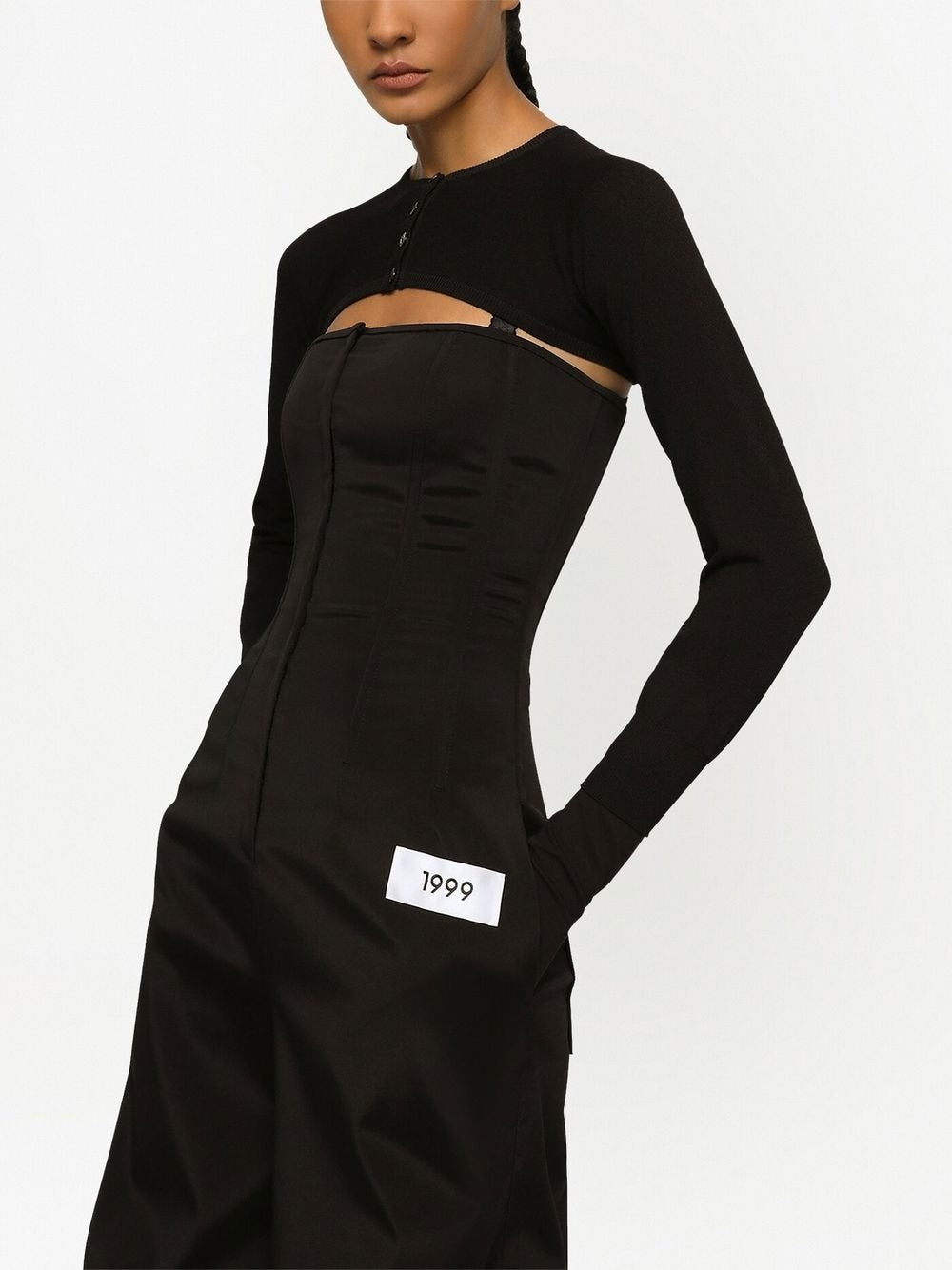 Dolce & Gabbana cropped button-fastening cardigan