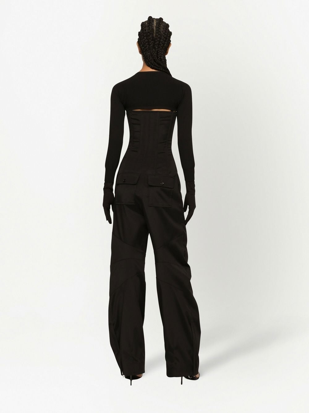 Dolce & Gabbana cropped button-fastening cardigan