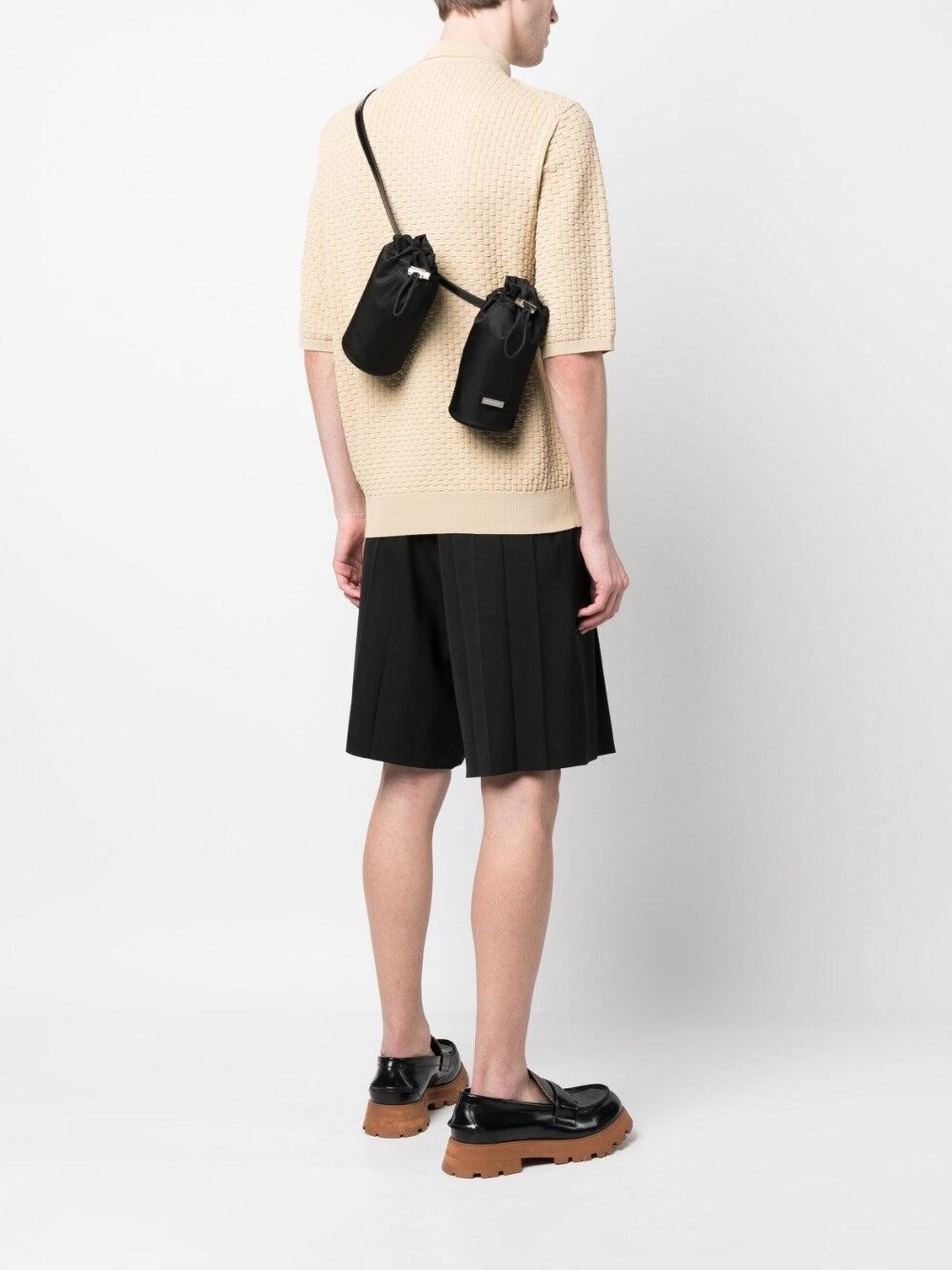 Ferragamo double-pouch belt bag