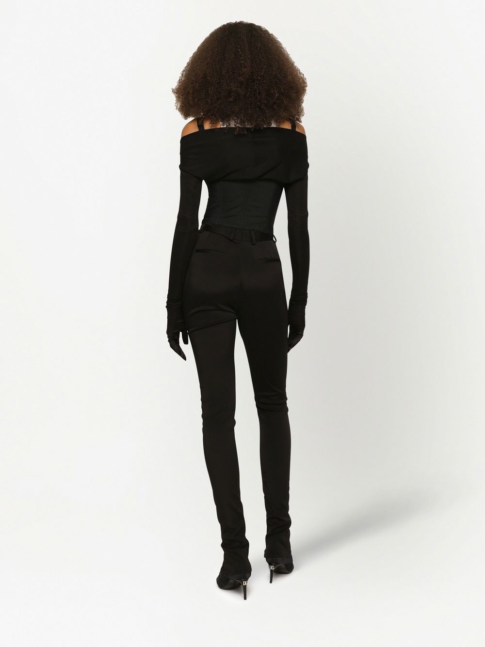 Dolce & Gabbana layered-shirt corset top