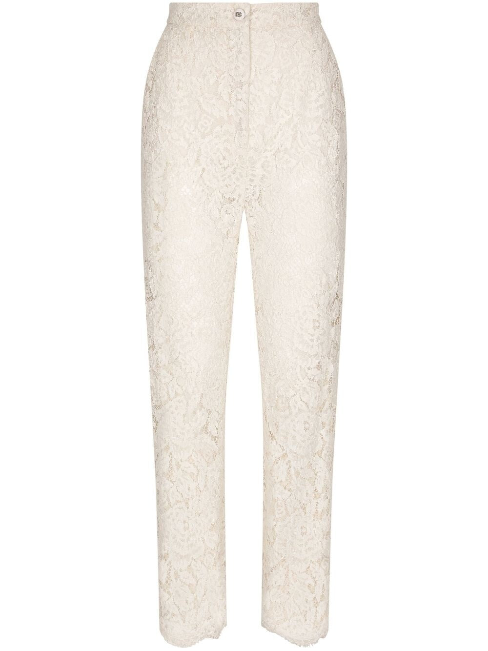 Dolce & Gabbana Floral lace trousers