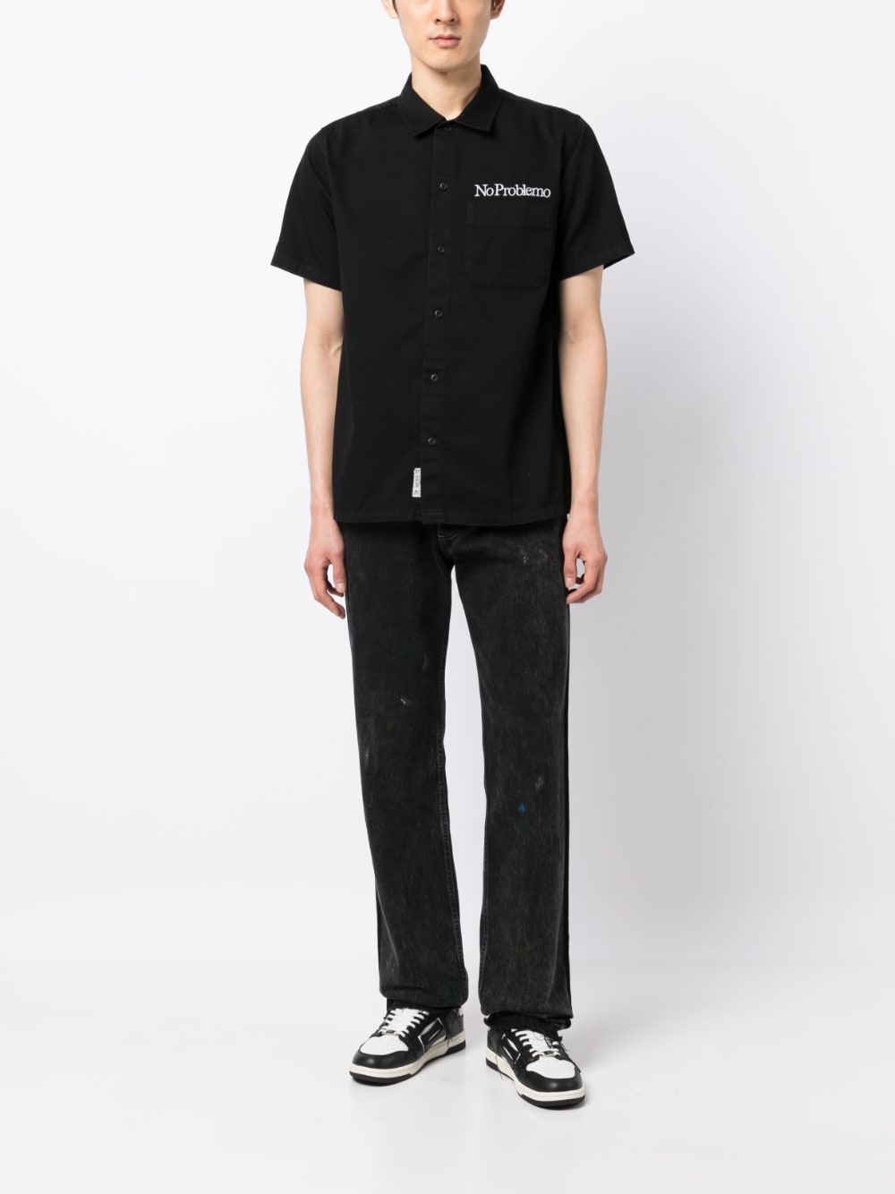 Aries Logo short sleeves shirt