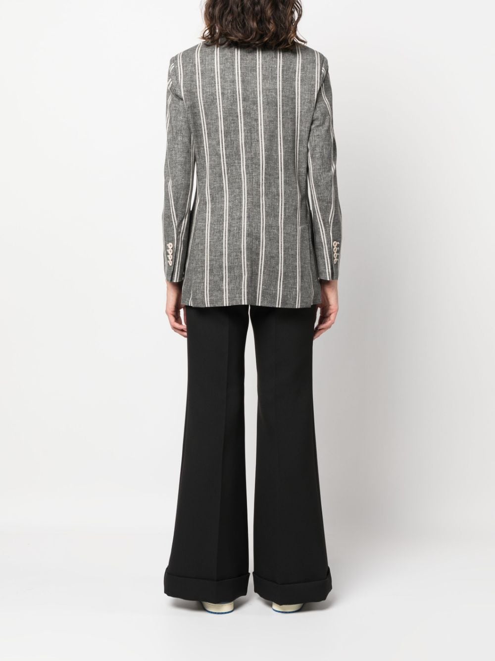Circolo 1901 Striped double-breasted jacket