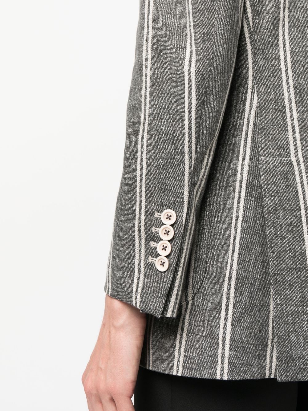 Circolo 1901 Striped double-breasted jacket