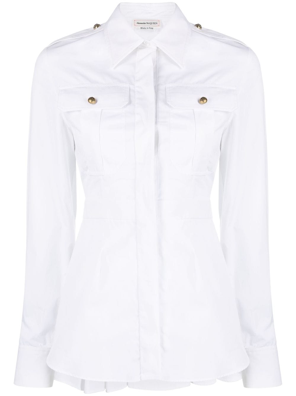 Alexander McQueen Pleated shirt
