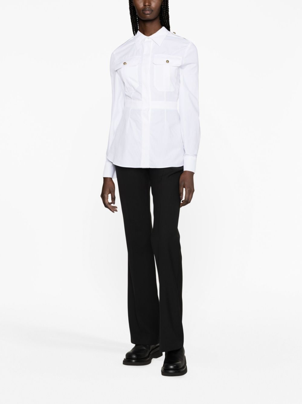 Alexander McQueen Pleated shirt