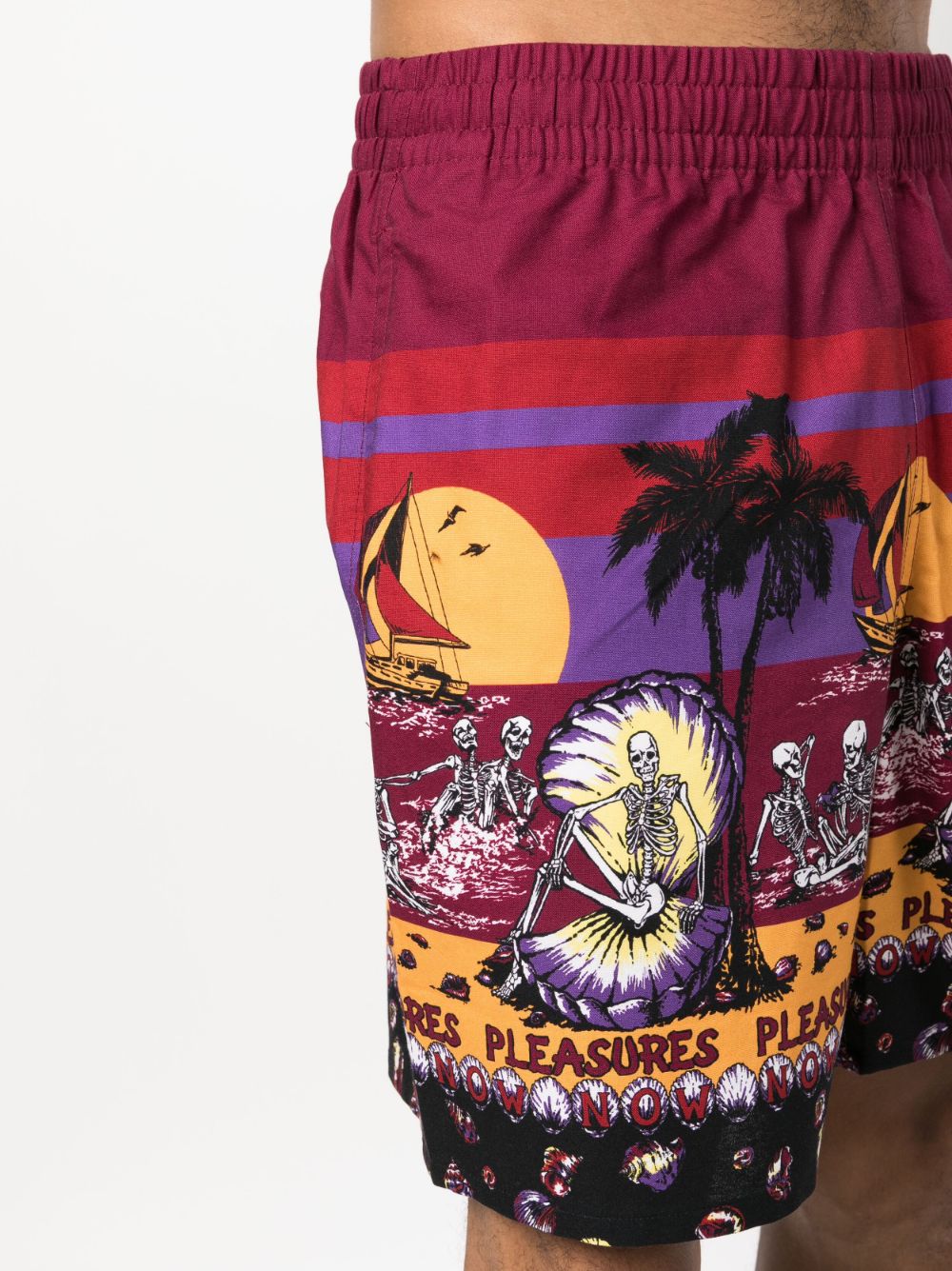 Pleasures Beach printed shorts