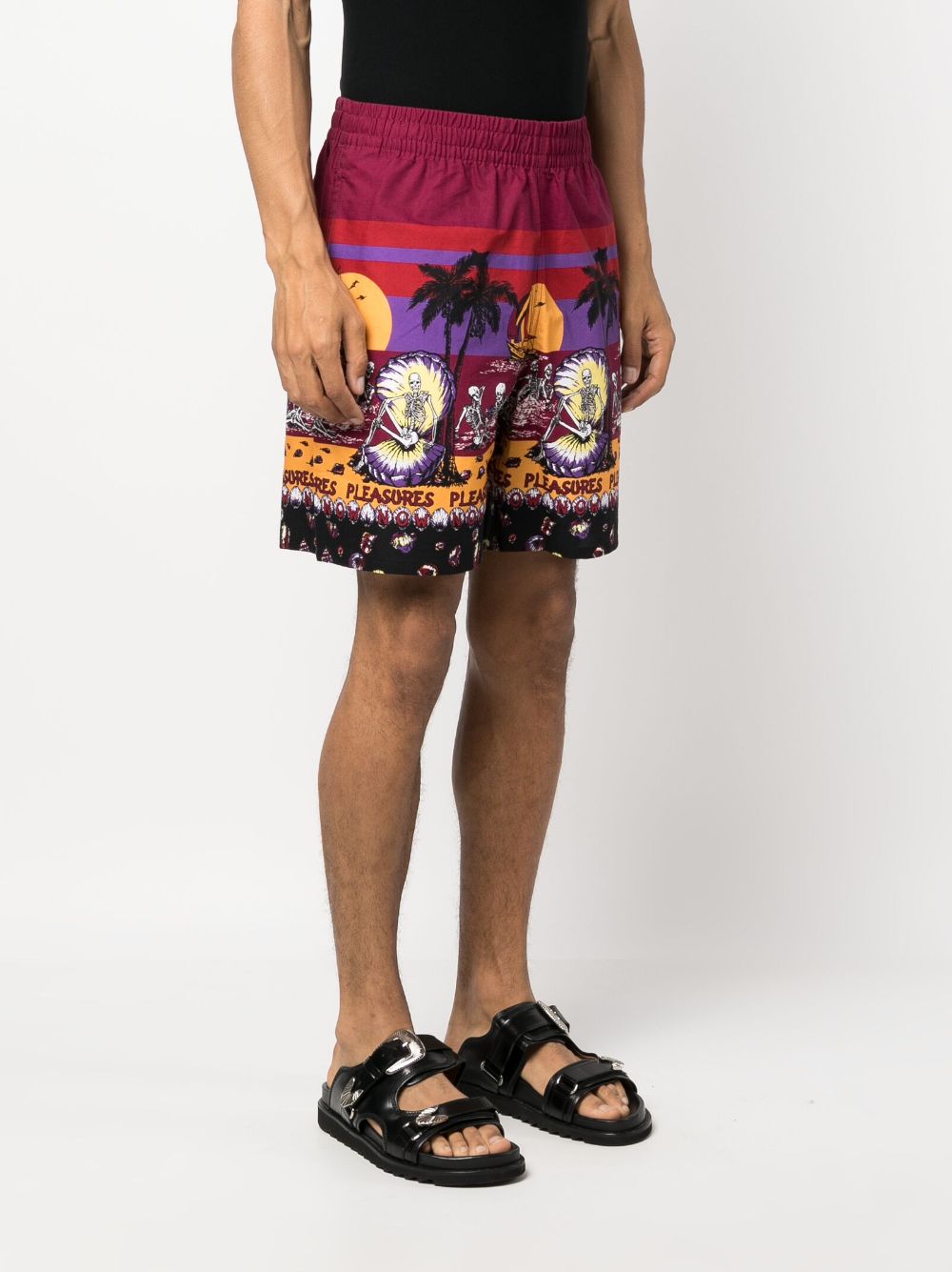 Pleasures Beach printed shorts