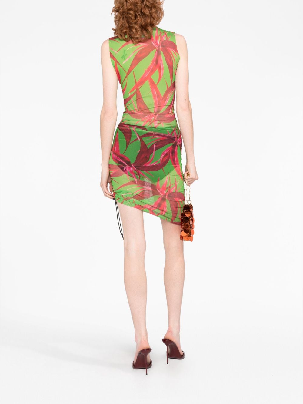 Louisa Ballou Floral print short dress