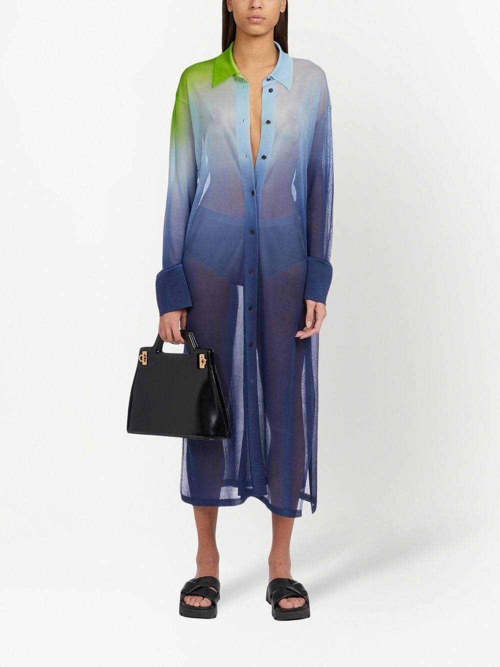 Ferragamo top-handle Leather Tote Bag