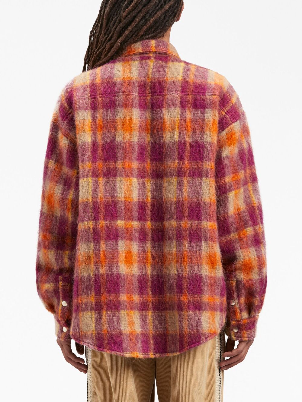 Palm Angels Checked wool overshirt