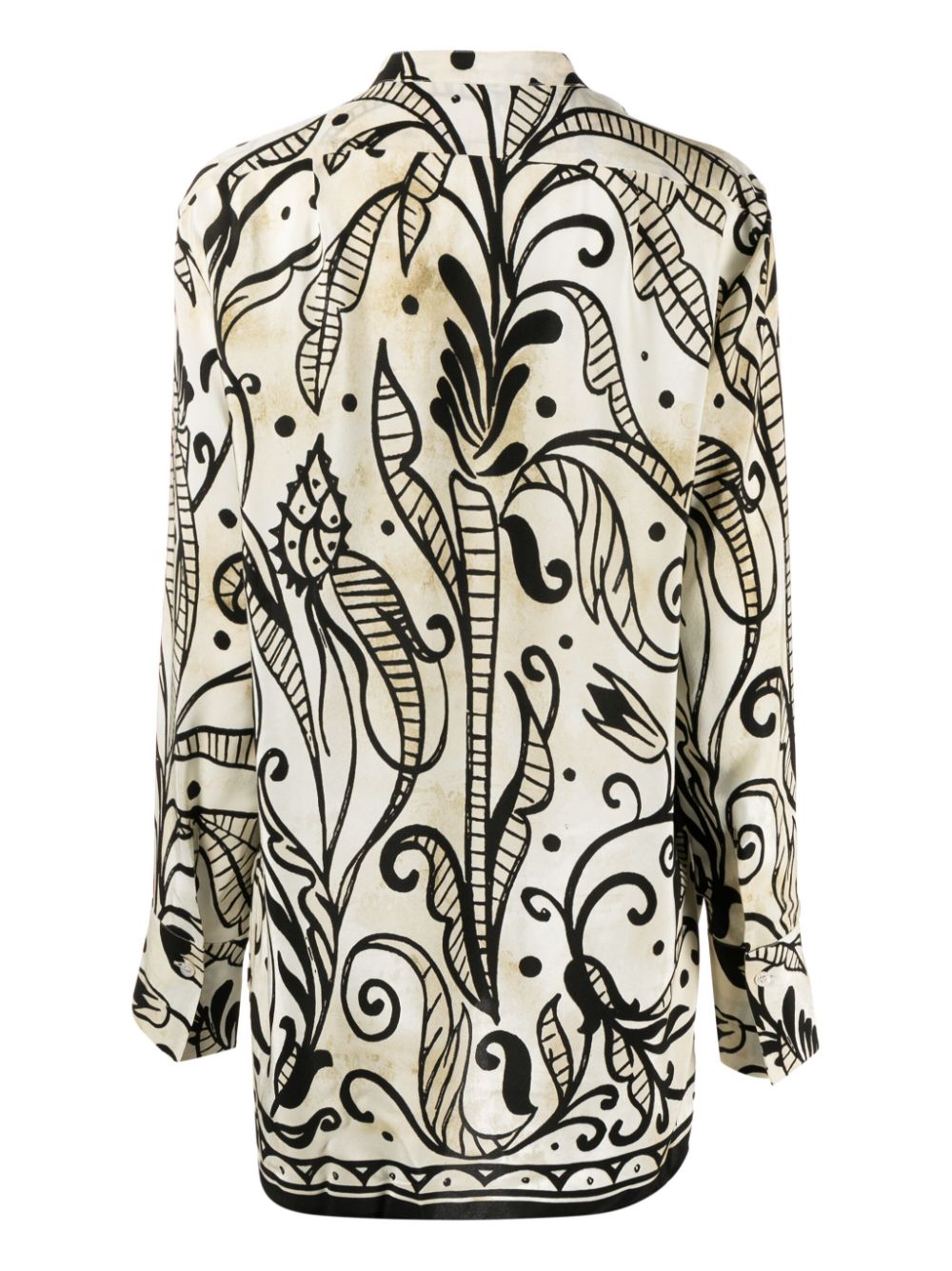 F.R.S . Printed silk shirt
