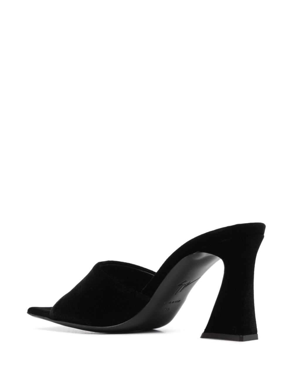 Giuseppe Zanotti Solhene 90mm velvet-effect sandals
