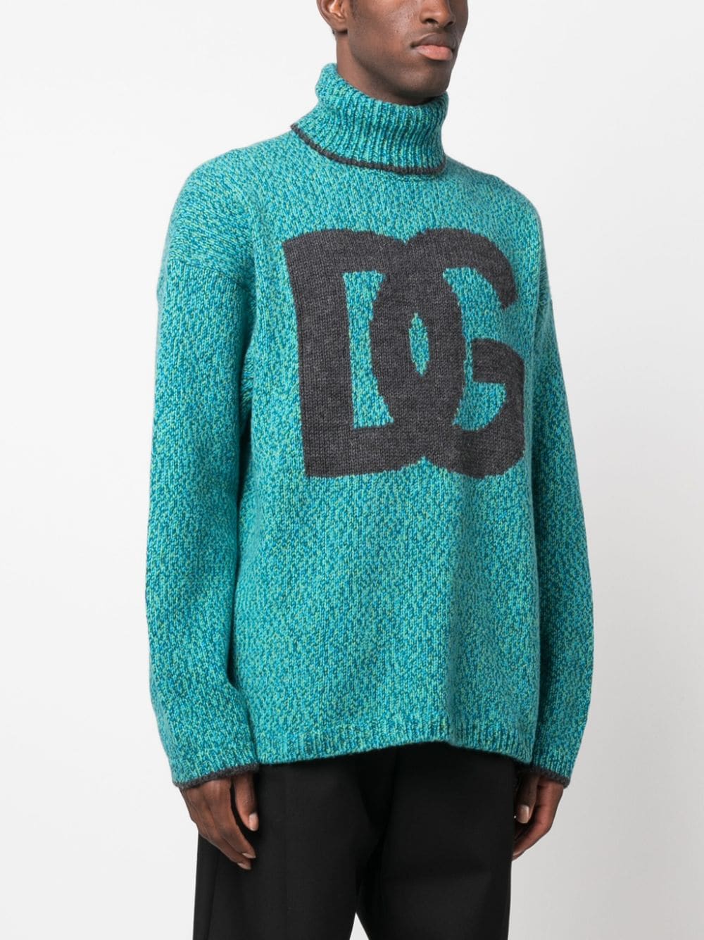 Dolce & Gabbana intarsia-knit logo jumper