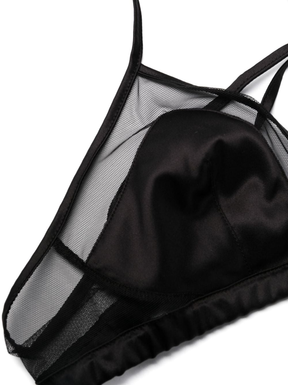 Dolce & Gabbana panelled tulle satin bra