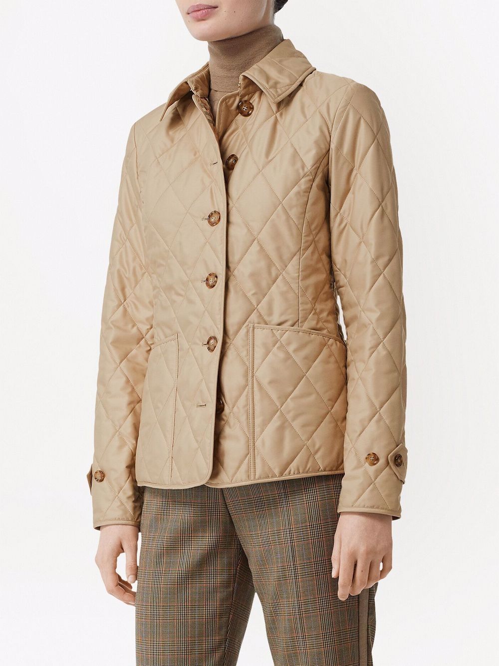 Burberry diamond-quilted jacket