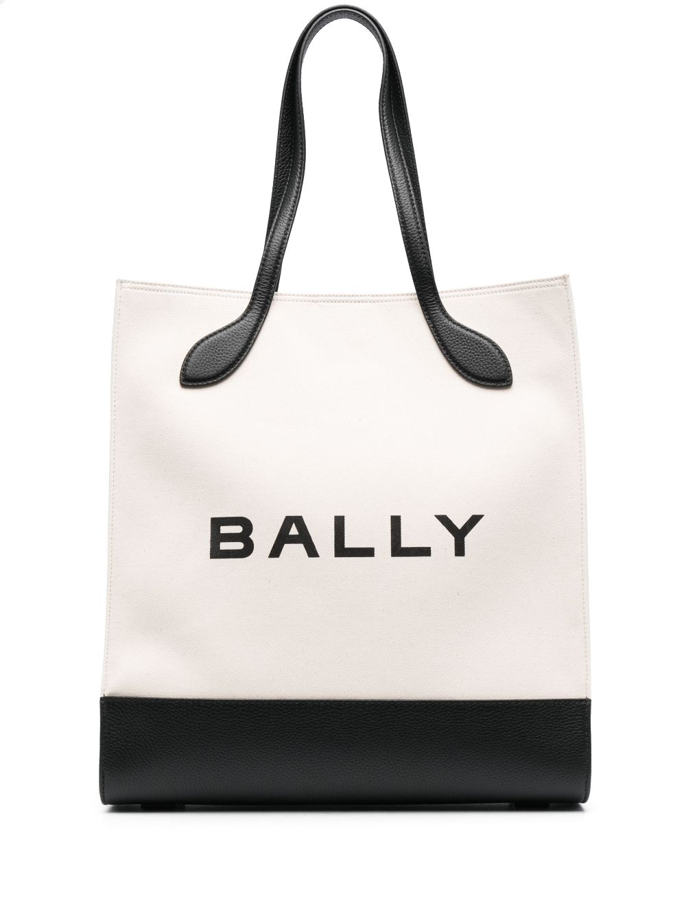 Bally logo print tote bag