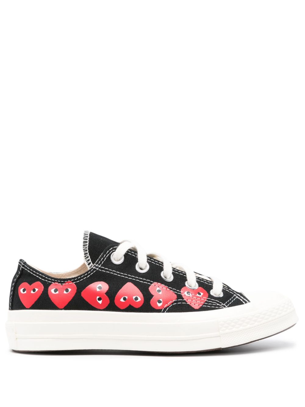 Comme Des Garcons x Converse Chuck 70 Multi Heart Sneakers
