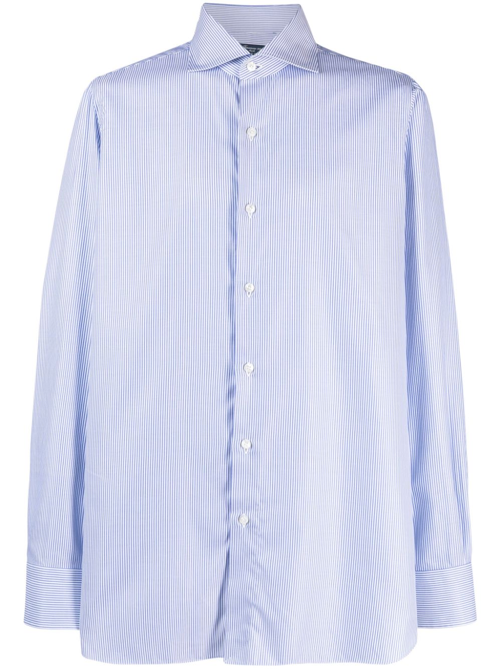 Finamore 1925 Napoli Striped cotton shirt
