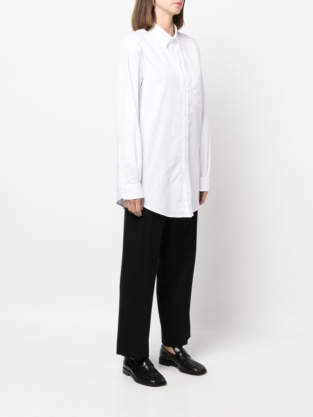 Maison Margiela Longline poplin shirt