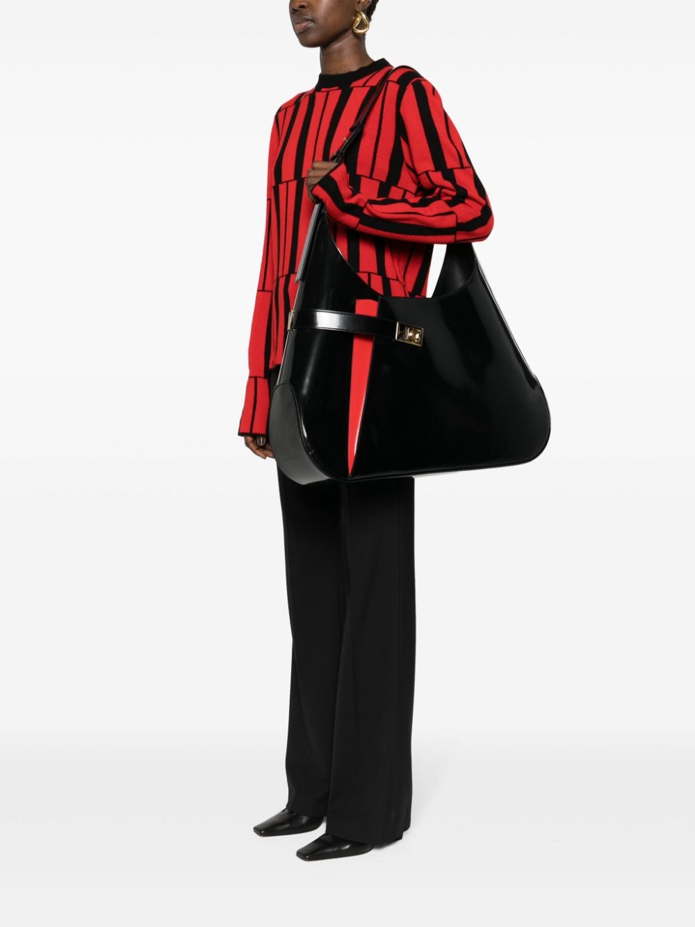 Ferragamo Extra Large Hobo Shoulder Bag