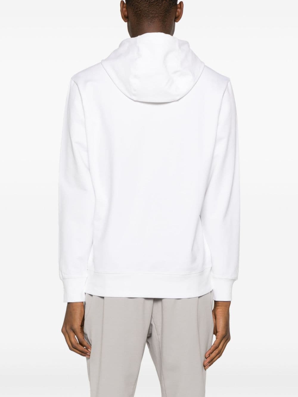 C.P. Company Metropolis QR code Logo cotton hoodie