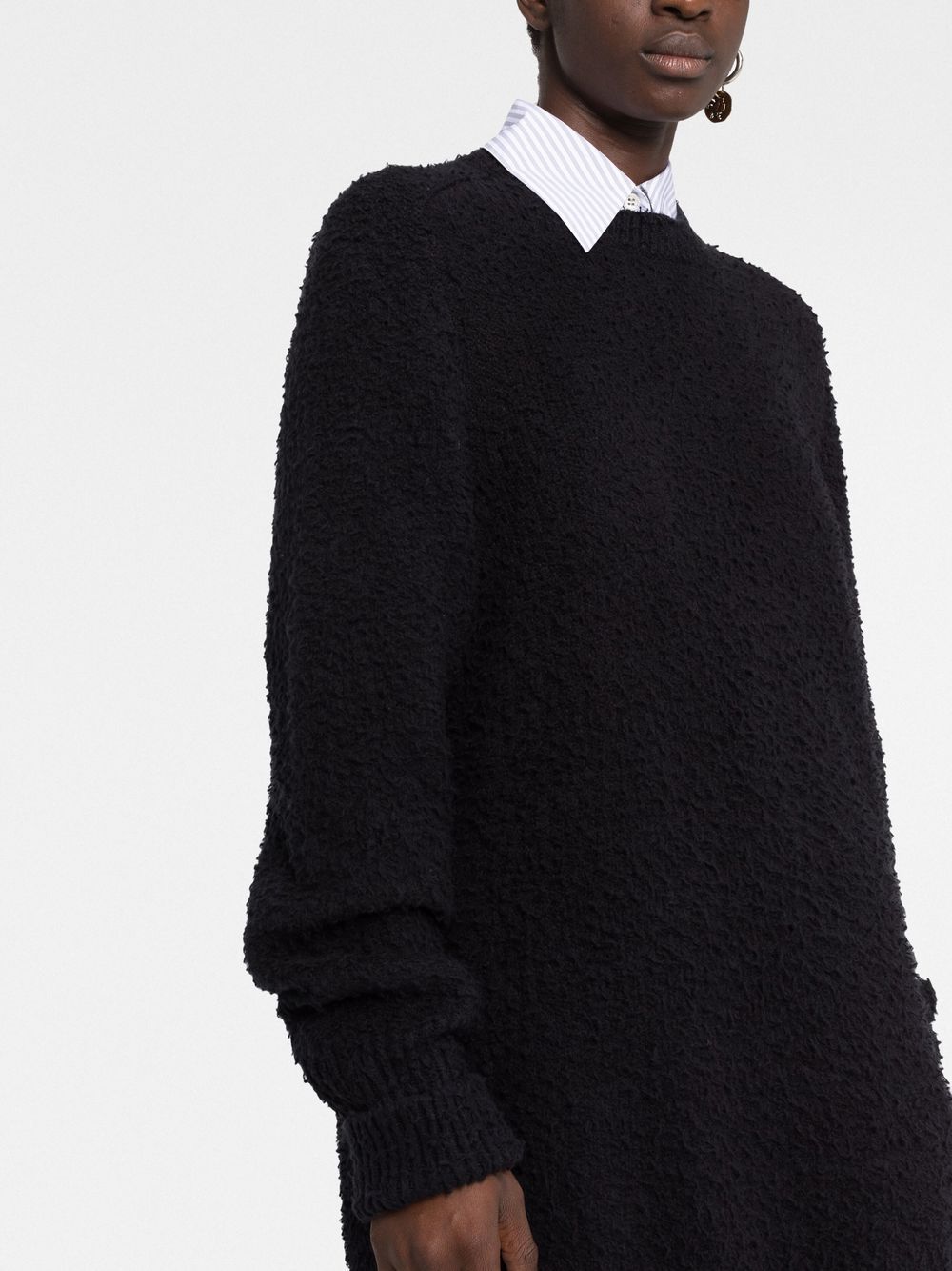 Maison Margiela Four-stitch brushed jumper