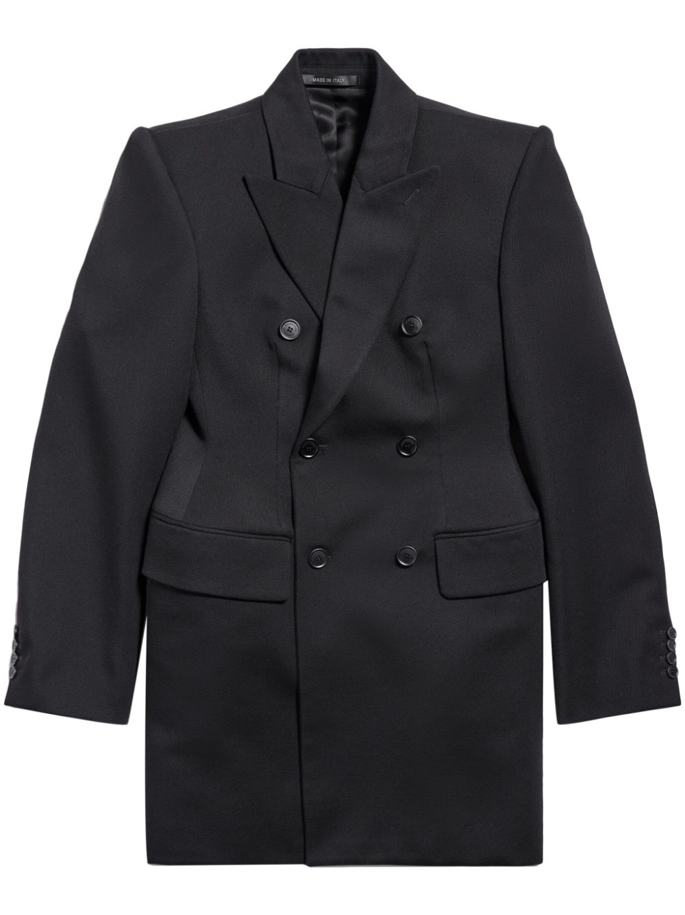 Balenciaga Hourglass Virgin Wool Double-breasted Blazer