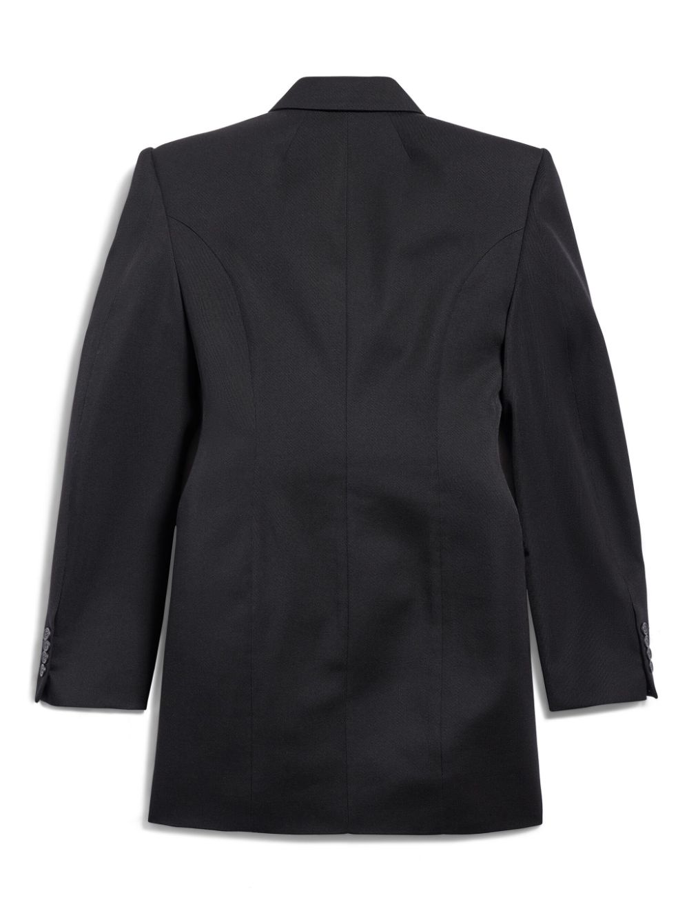 Balenciaga Hourglass Virgin Wool Double-breasted Blazer