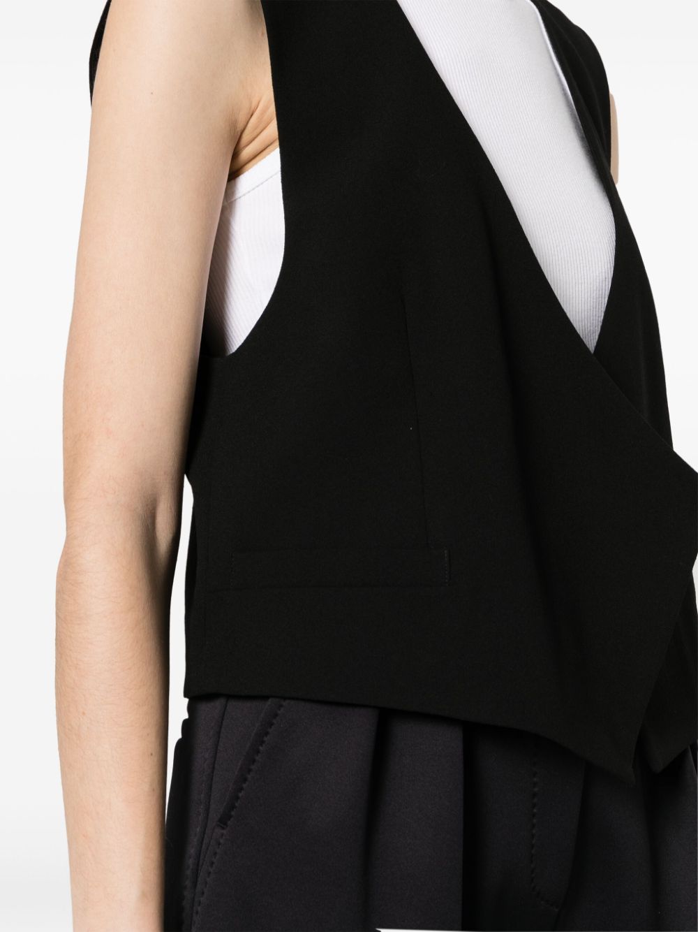 Ami Paris Wool sleeveless jacket