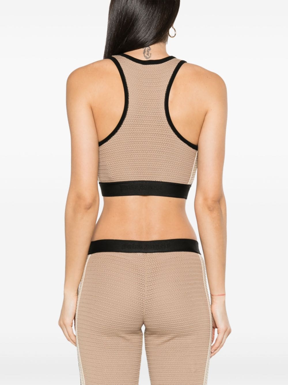 Palm Angels Knitted cropped top