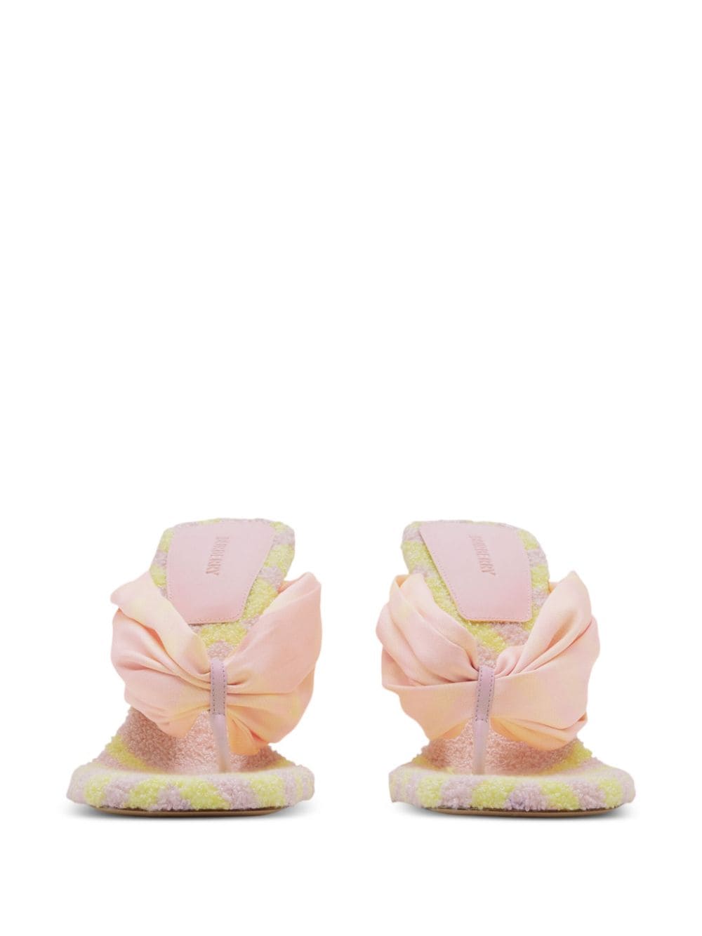 Burberry Check Pool 105mm Open Toe Sandals