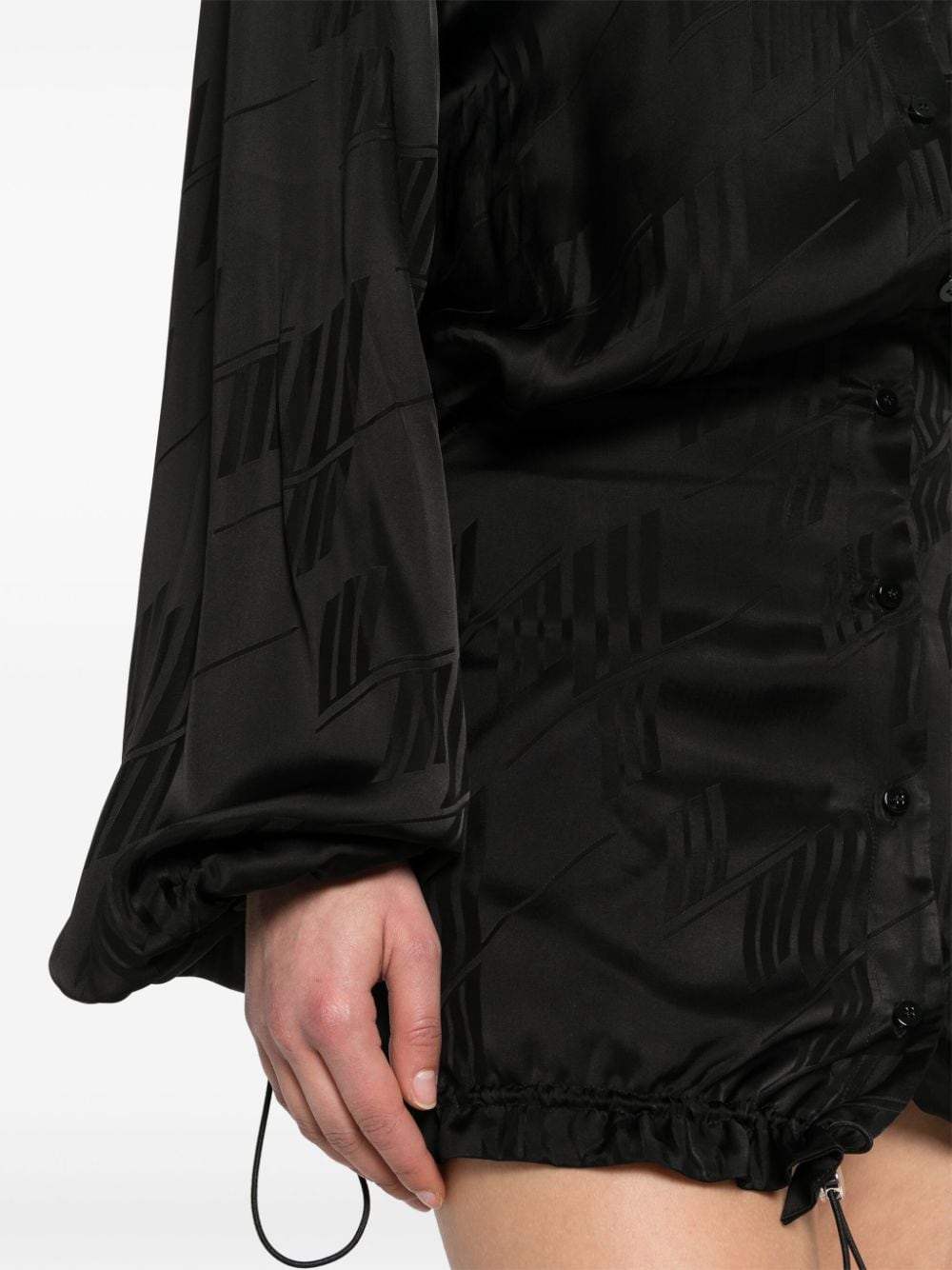 The Attico Logo mini dress