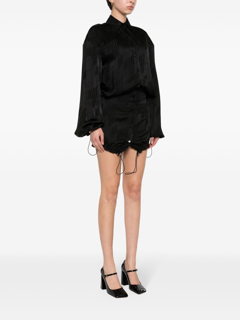 The Attico Logo mini dress