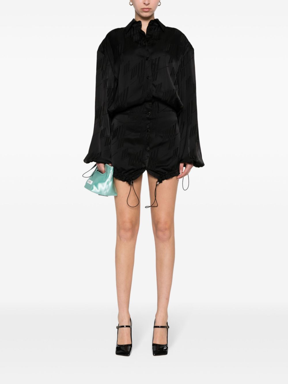 The Attico Logo mini dress