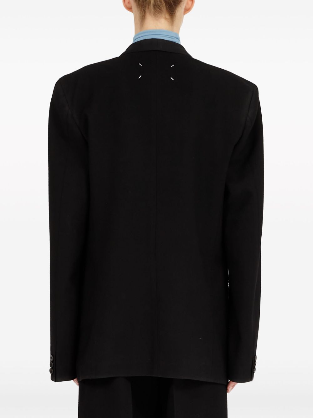 Maison Margiela Single-breasted blazer with 4-needle detail