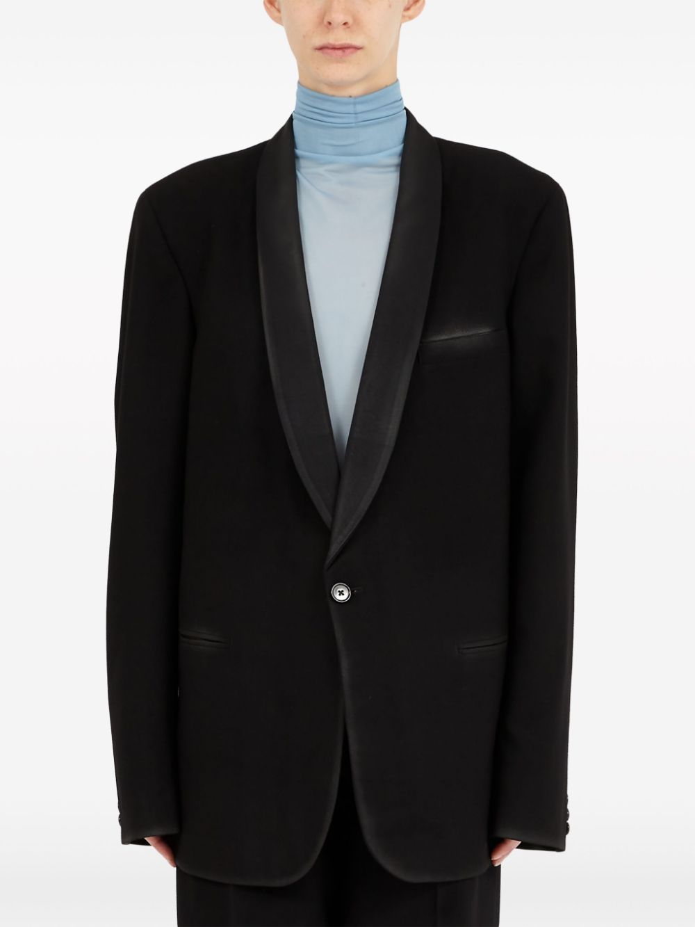 Maison Margiela Single-breasted blazer with 4-needle detail