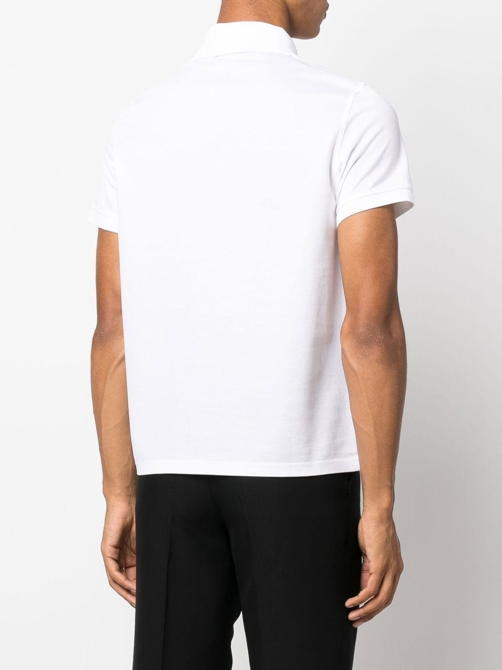Saint Laurent Monogram Cotton Piqué Polo Shirt
