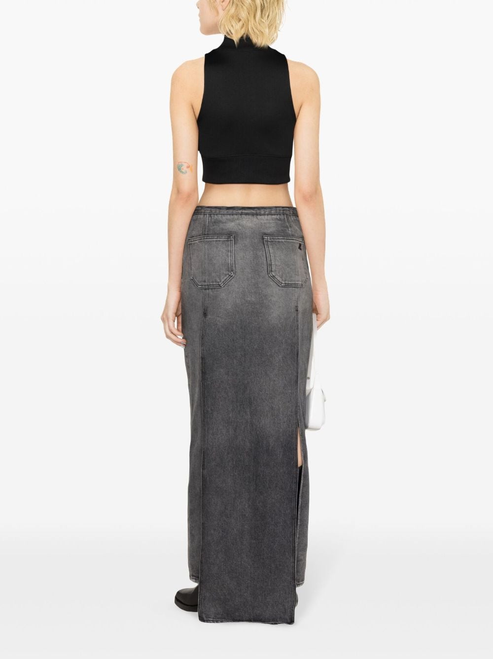 Courreges Pre Cropped track vest