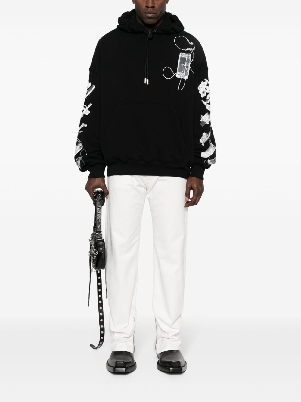 Off White 90's Logo Skate straight-leg jeans